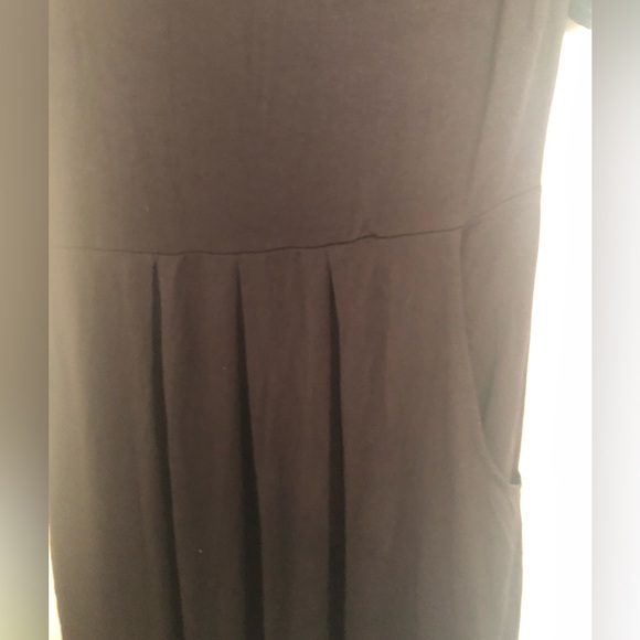 NWT DouBCQ Womens Black Casual Flowy Pleated Dress with Pockets - Size XL - Picture 2 of 4
